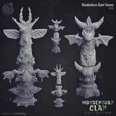 Woodenhorn Giant Totems Bundle